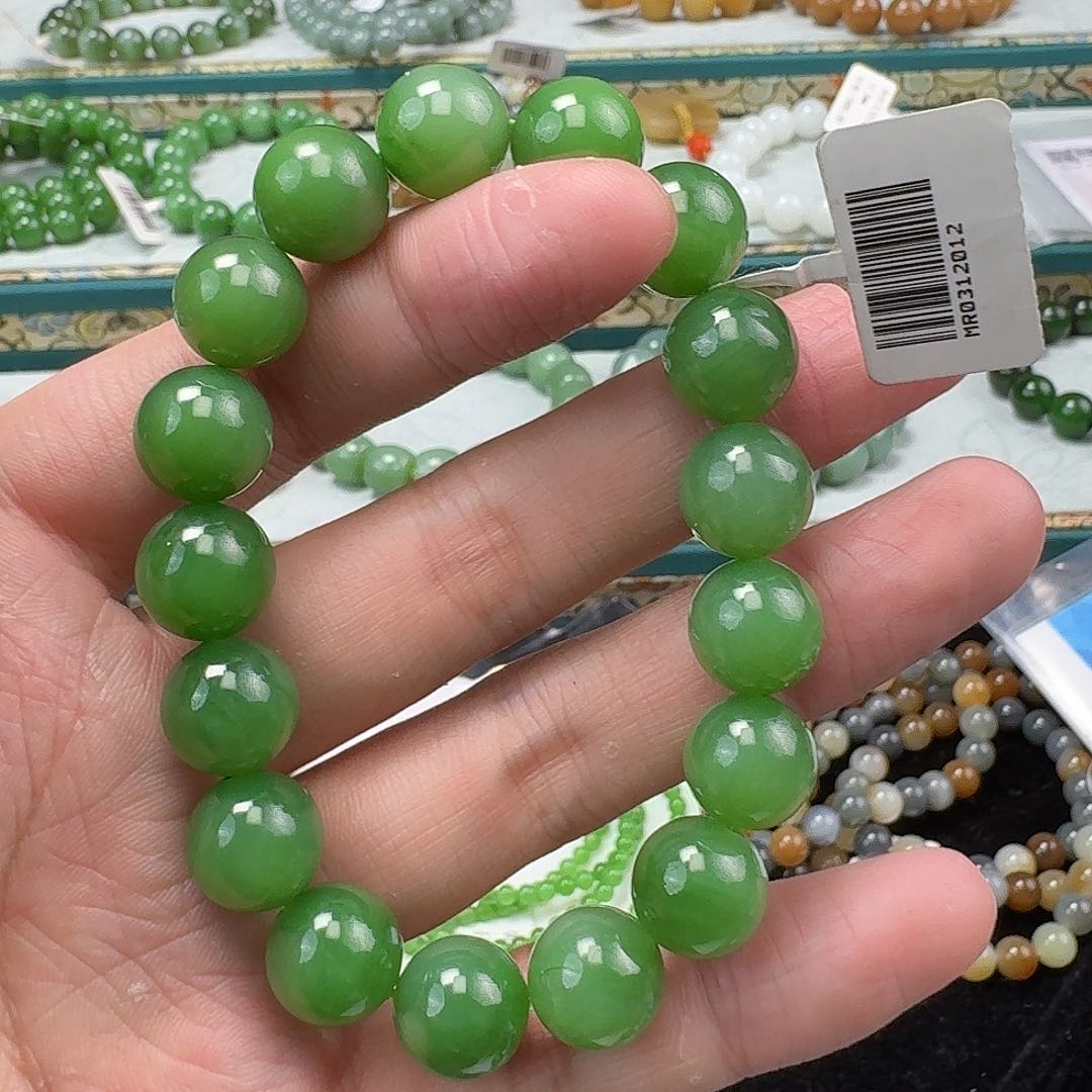 和田玉手串未镶嵌