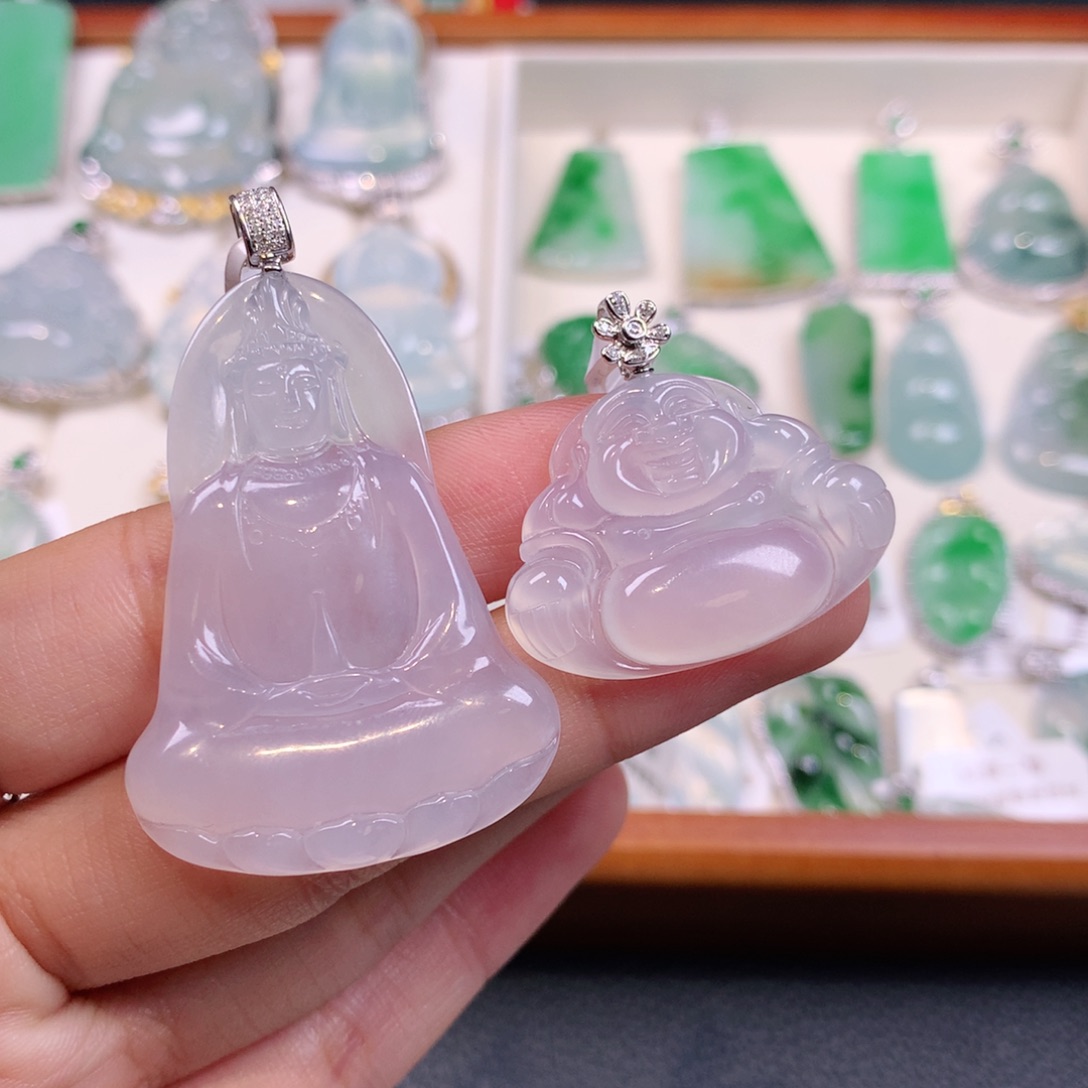 翡翠颈饰18K金镶嵌?****?