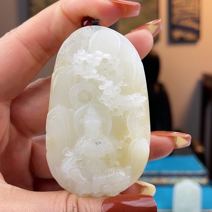 和田玉颈饰未镶嵌