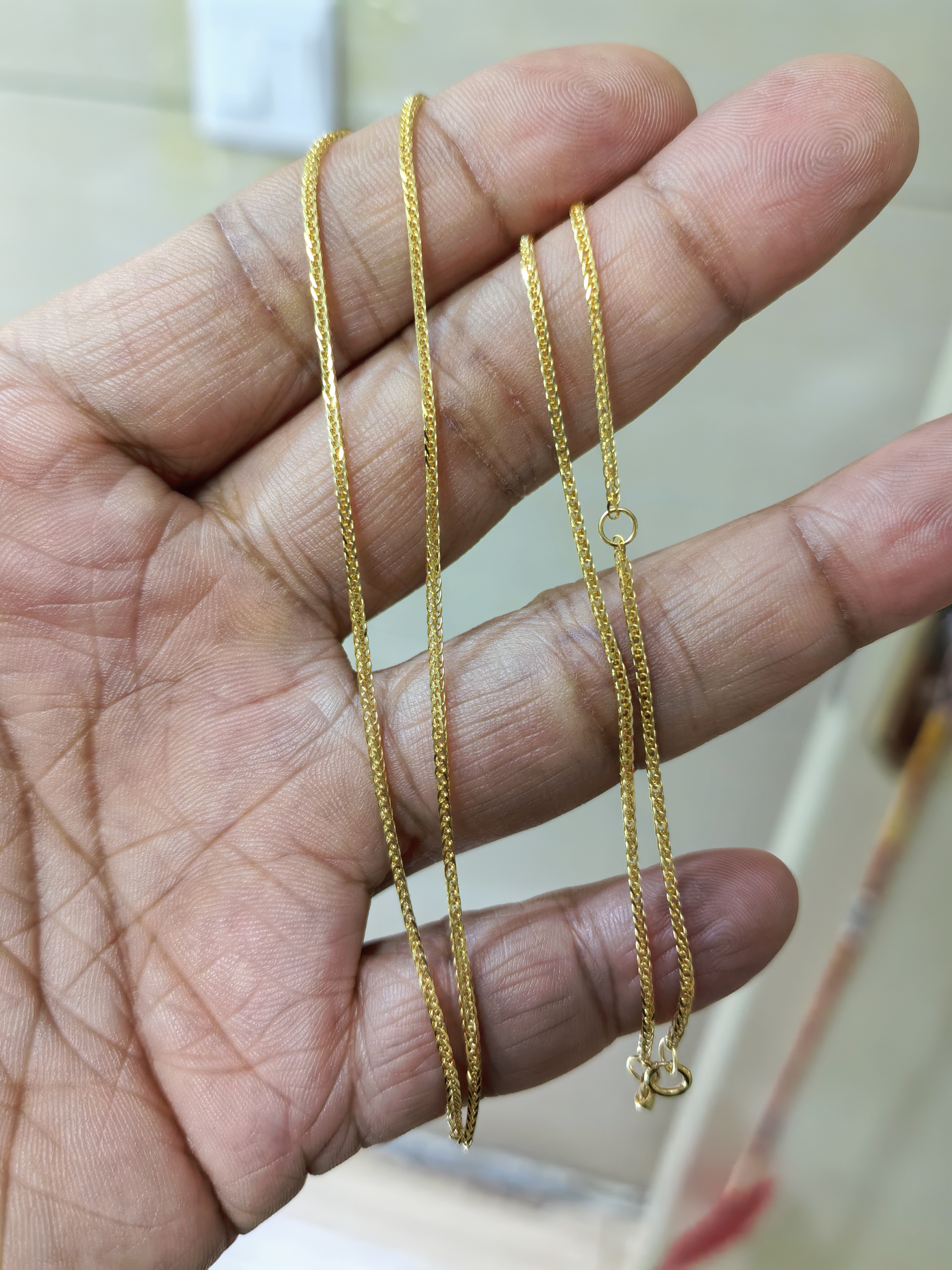 18k金项链时尚大气