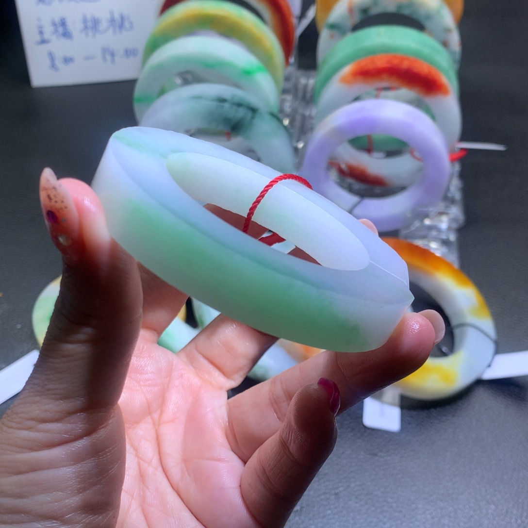 未镶嵌果冻胶定制翡翠50.59
