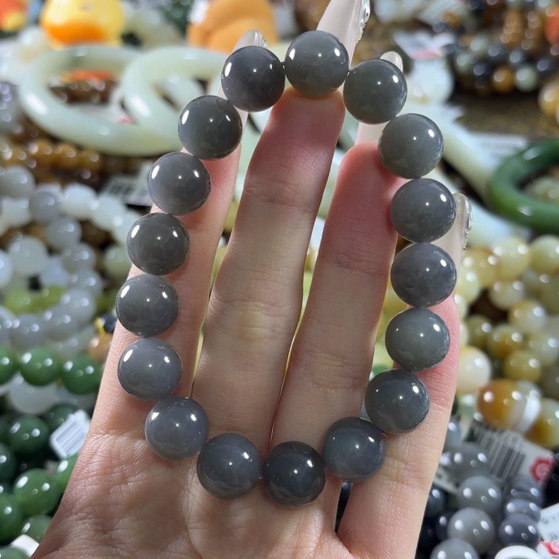 和田玉未镶嵌手链261