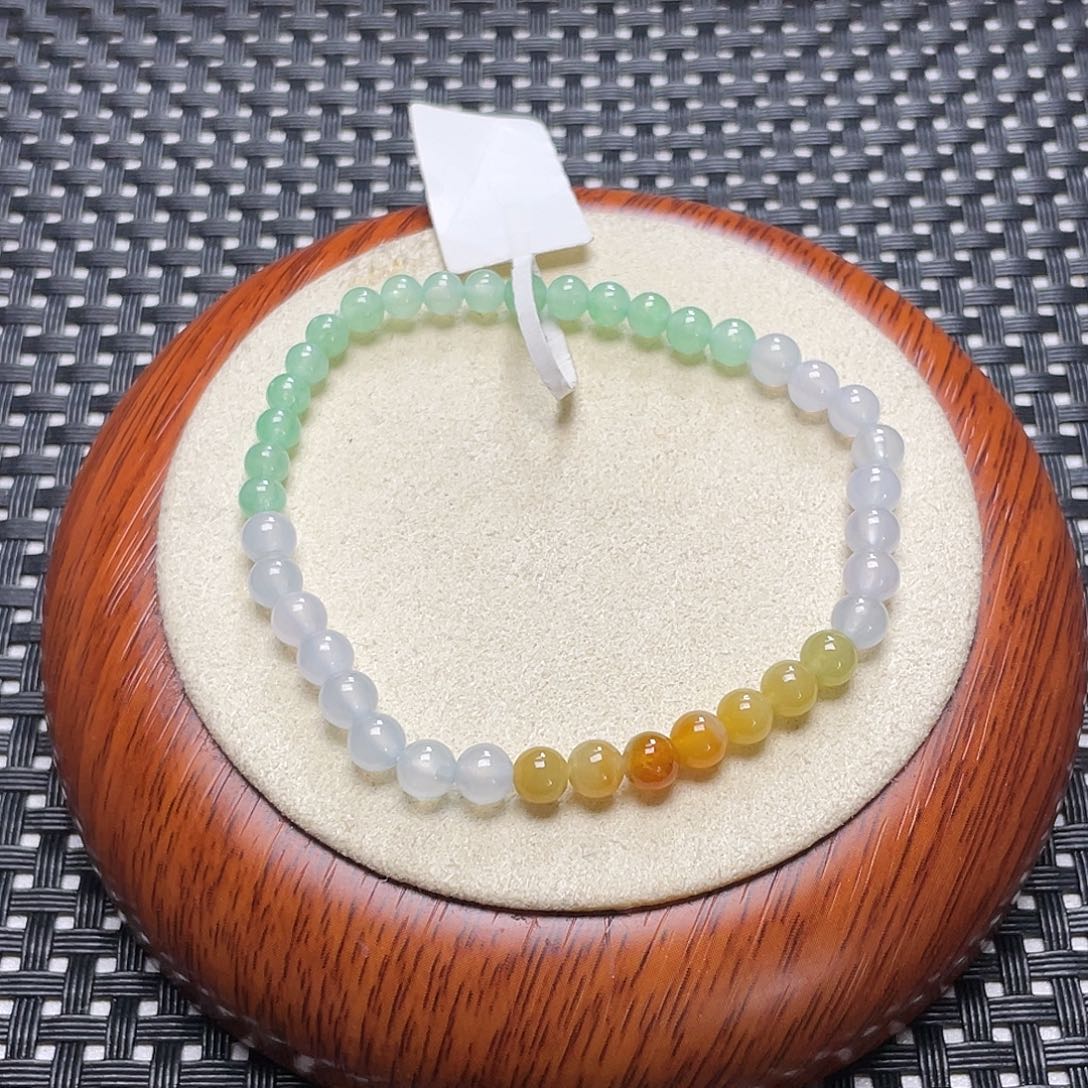 翡翠手链未镶嵌卡5