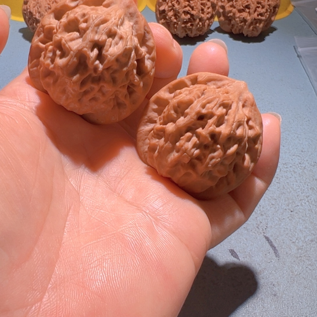 文玩核桃把件龙门马蹄40