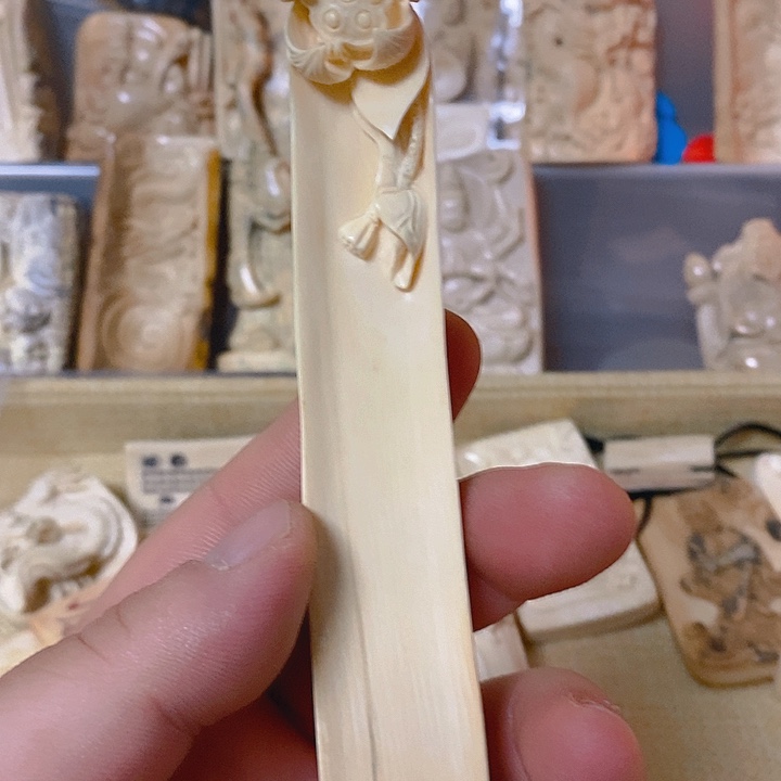 天然猛犸牙雕刻残次品