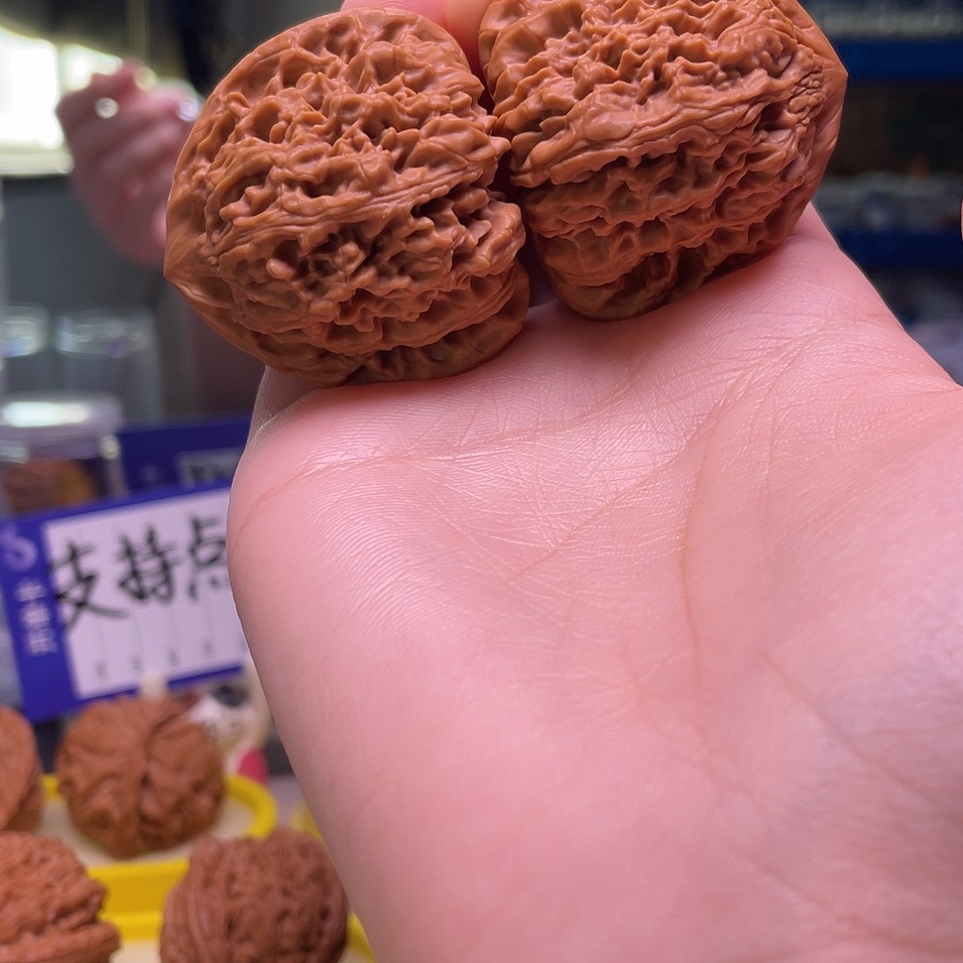 文玩核桃吊坠简*三角疆