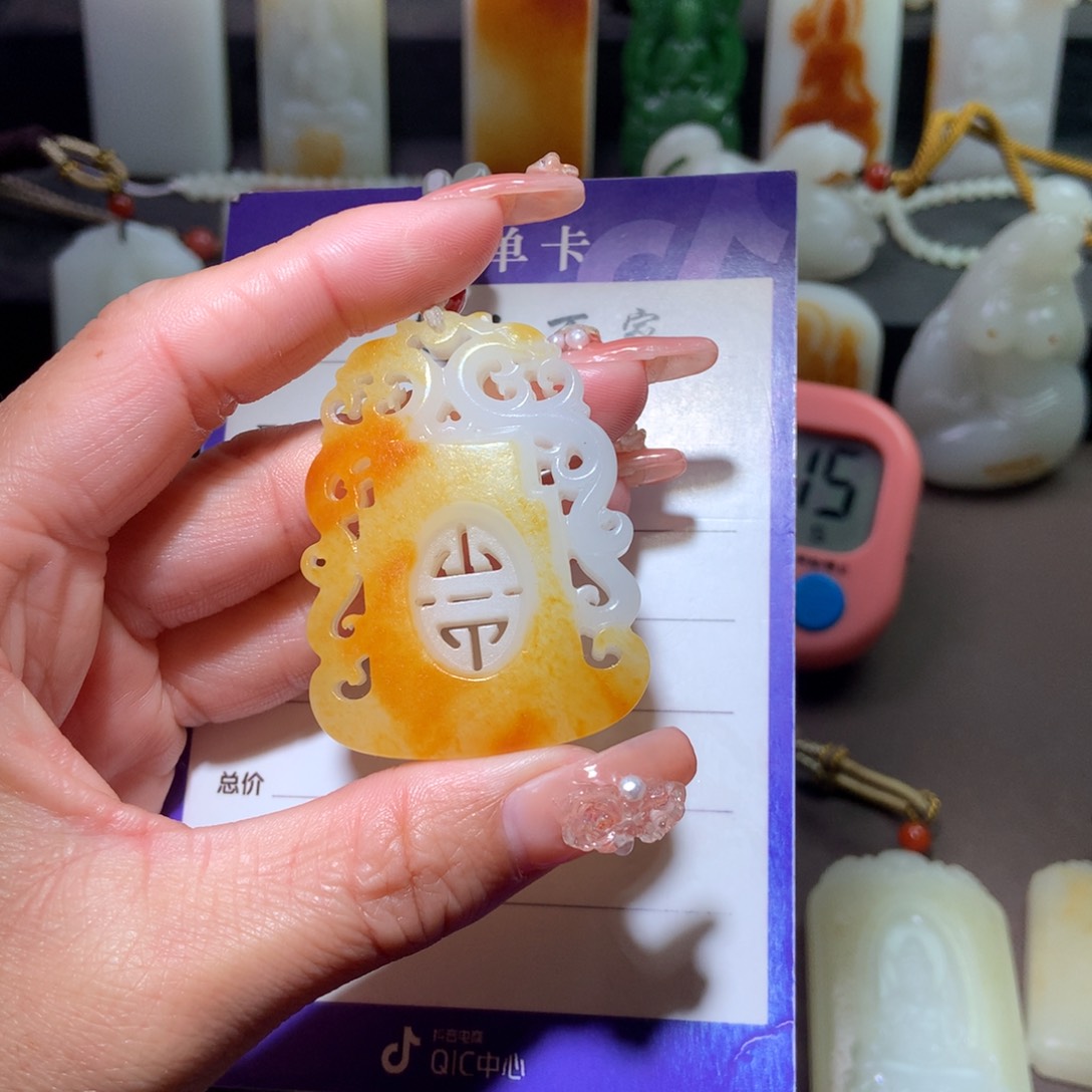 和田玉挂件未镶嵌刘*柳