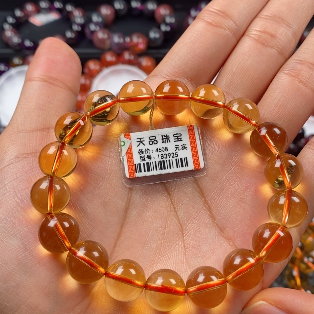 水晶手链未镶嵌E****n黄水晶183925