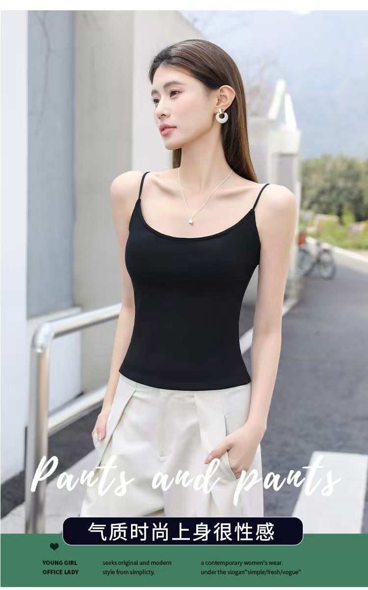 蒋姐家 秋季细带长款美背 