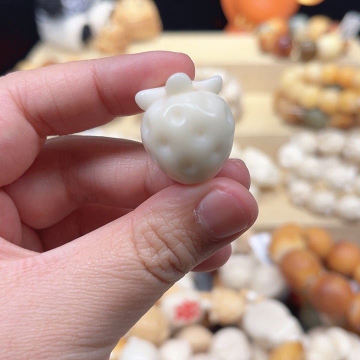 菩提根/象牙果手串草莓2-4-76