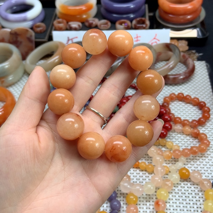 石英质玉未镶嵌手串