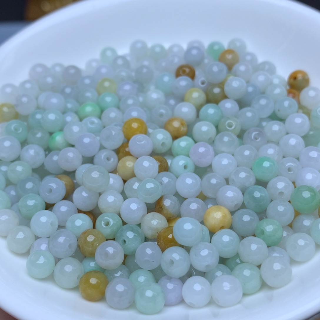 【闪购商品】翡翠手链未镶嵌卡5.2冰三彩100个