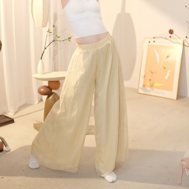 古典舞宽松显瘦飘逸好舞蹈服阔腿裤中国舞现代舞服装民族舞练功服