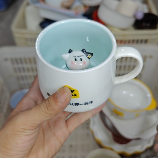 瓷片陶瓷杯碗盘微瑕介意慎拍