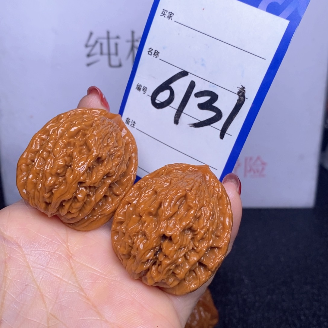 文玩核桃把件6131/38虎头