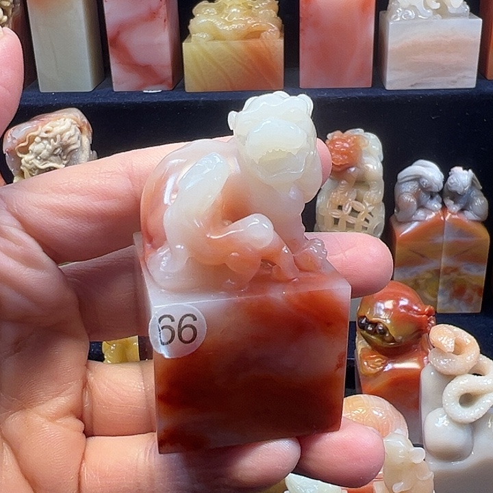 寿山石印石寿山石手工雕刻