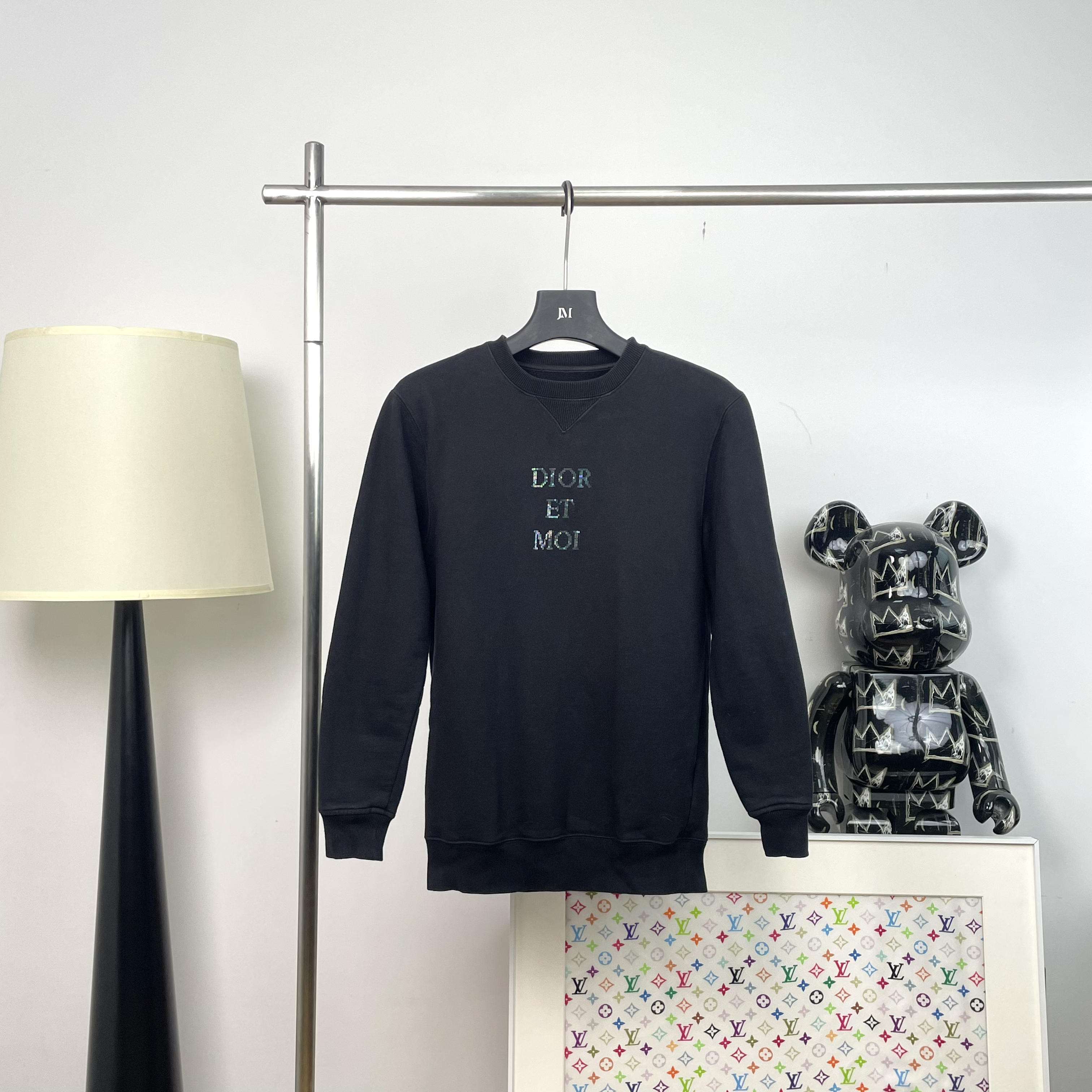 99新 DIOR/迪奥 7270/DIOR  “DIOR & Moi”亮片标志卫衣/S码