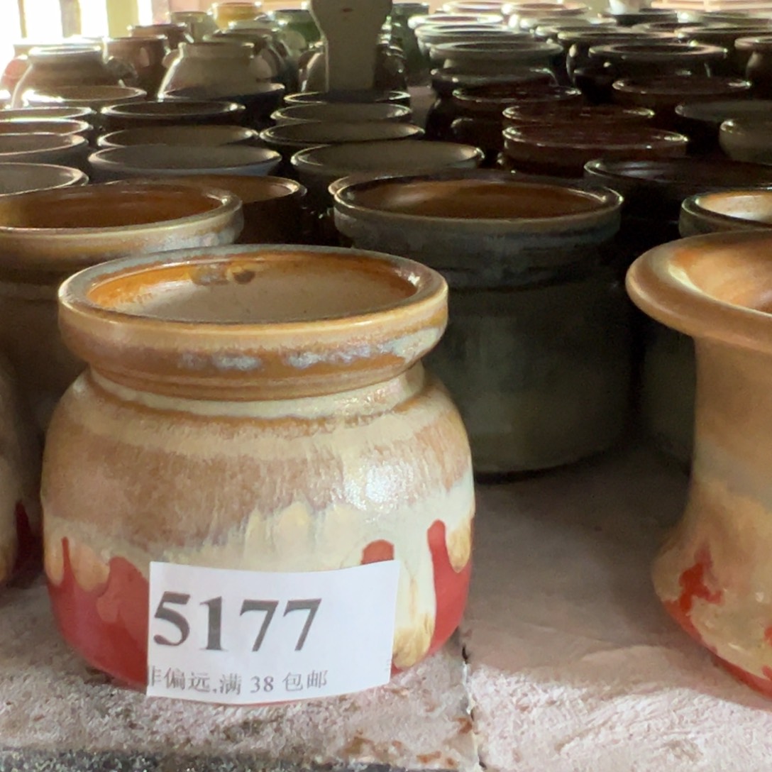 陶瓷景德镇手工花盆