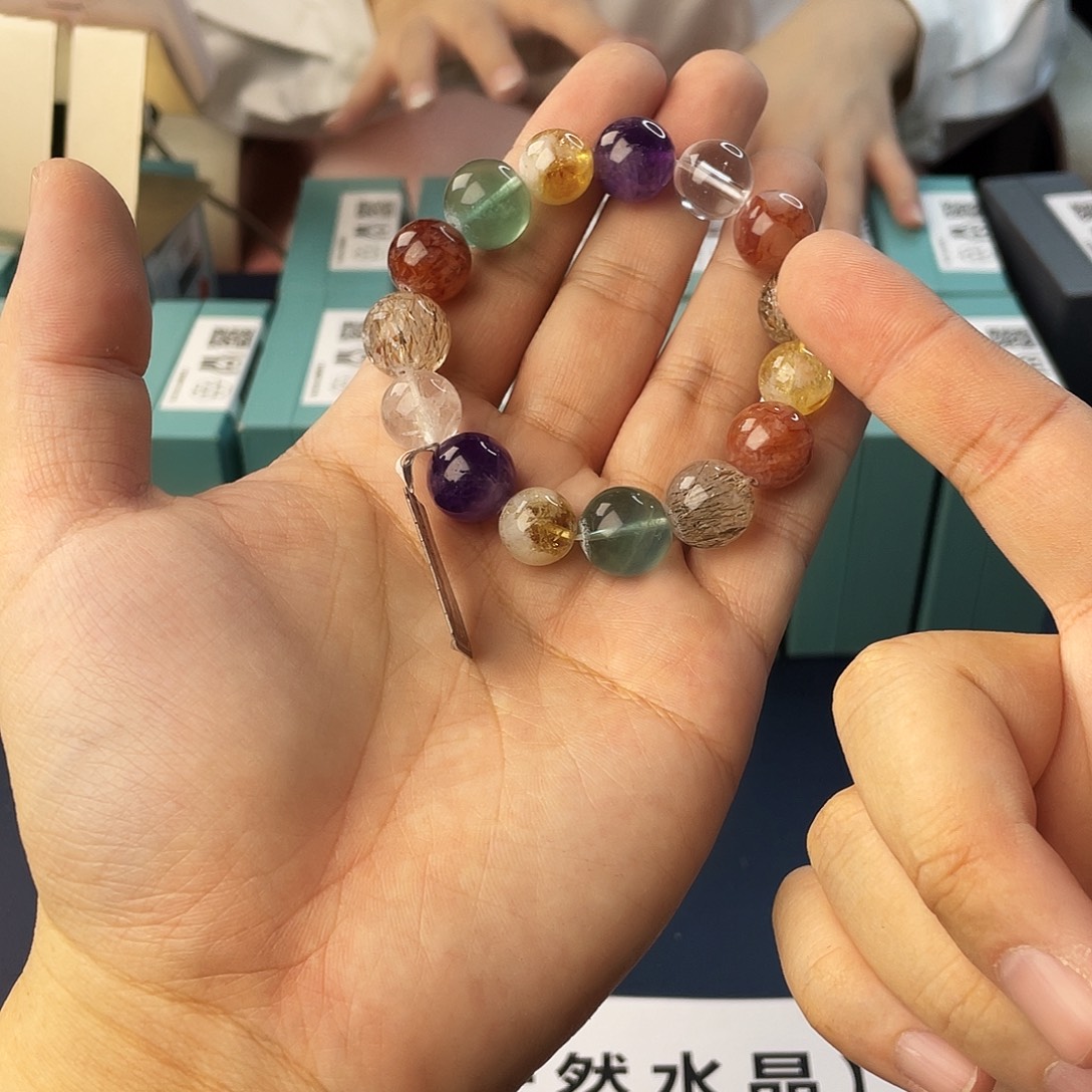 手链银S925镶嵌水晶