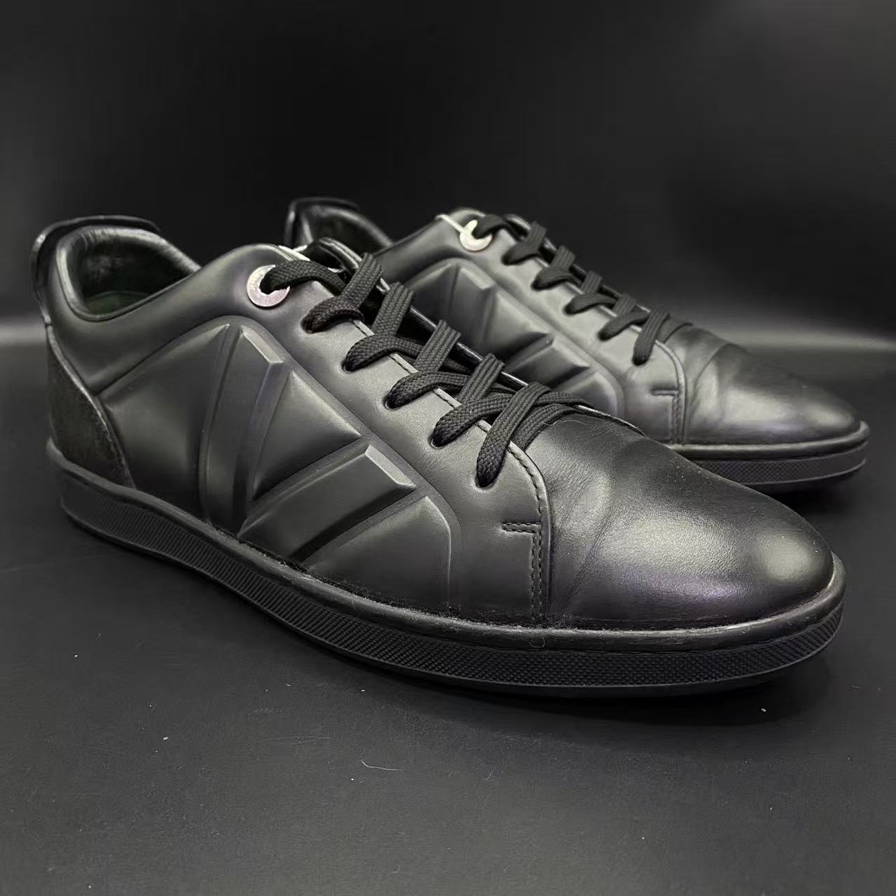 95新 LouisVuitton/路易威登 【JM福利】40欧码 黑色休闲板鞋jm08