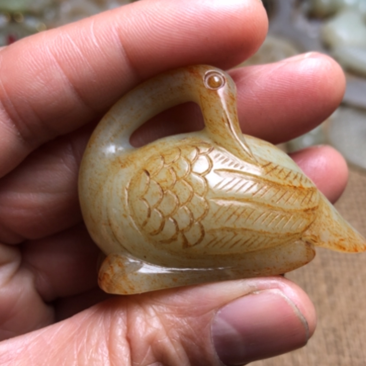 【闪购商品】和田玉（糖玉）手把件未镶嵌