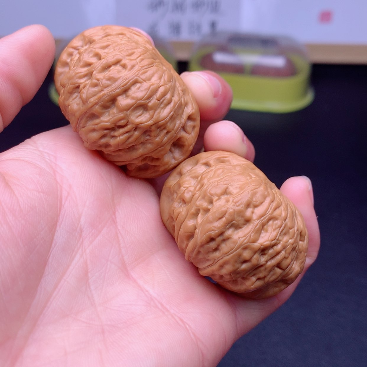 【闪购商品】文玩核桃把件铁锤44➕微修