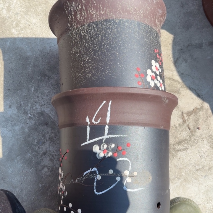 紫砂花盆紫砂的花