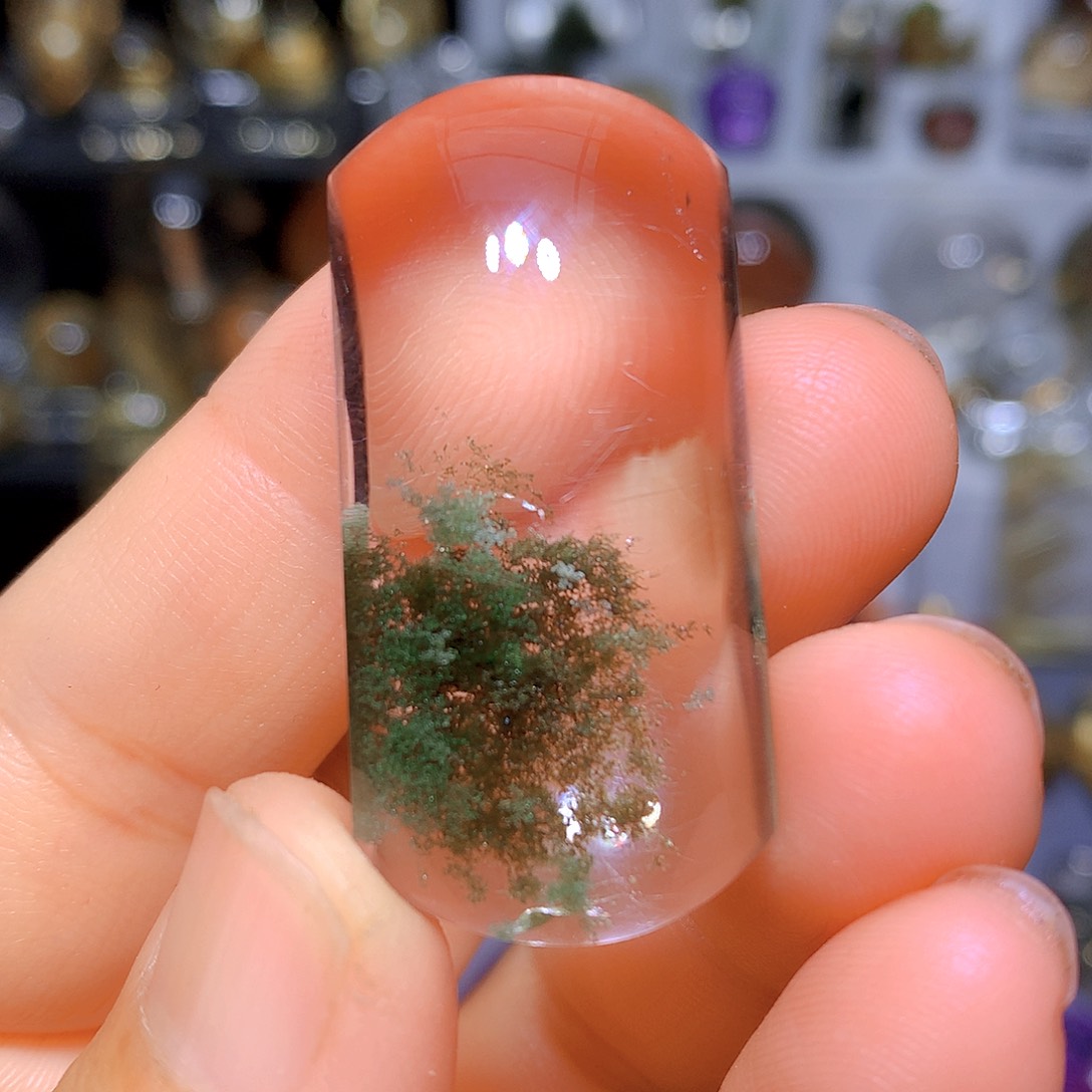 水晶吊坠银S925镶嵌定制款