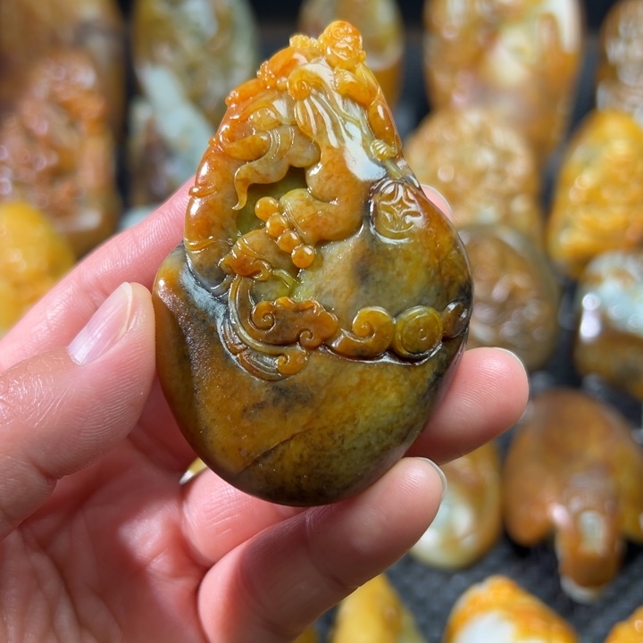 和田玉把件未镶嵌