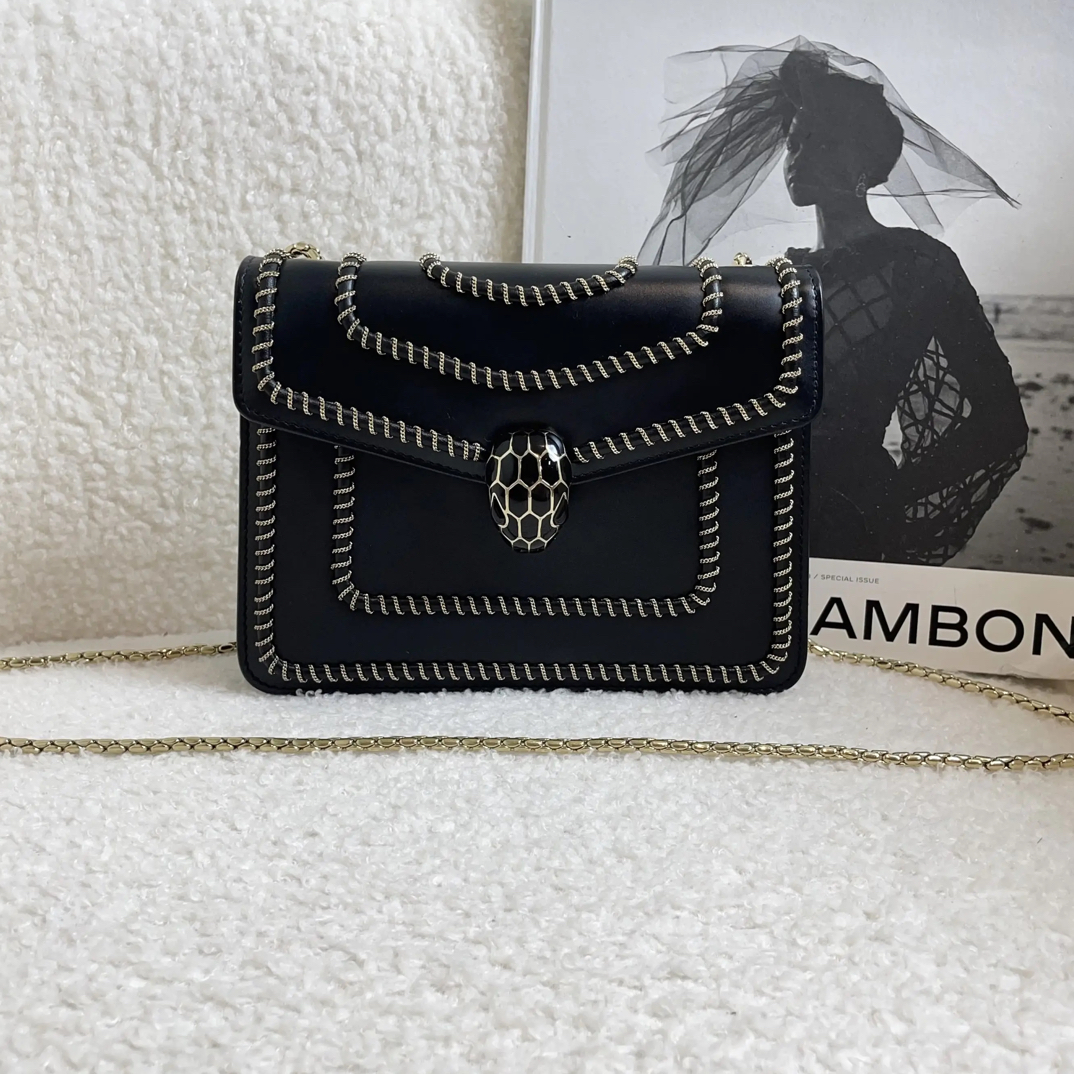 99新 BVLGARI/宝格丽 黑金包/12期免息/43593675/代卖服务