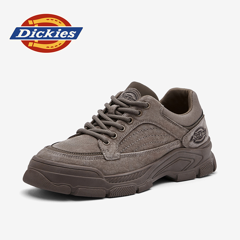 Dickies工装鞋男款秋季2025新款英伦风厚底板鞋复古男士休闲鞋