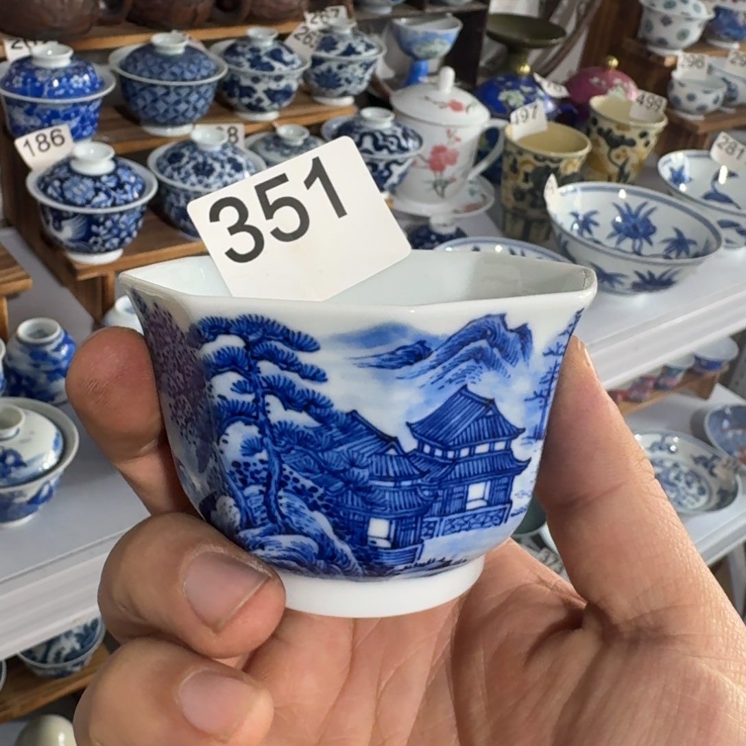 全手绘柴窑，顺丰当日发