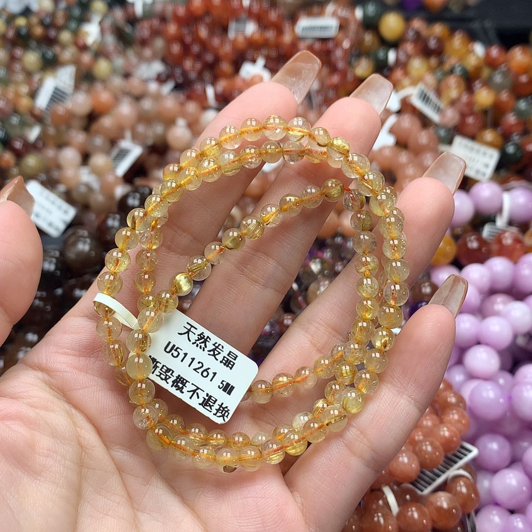 未镶嵌手链水晶，