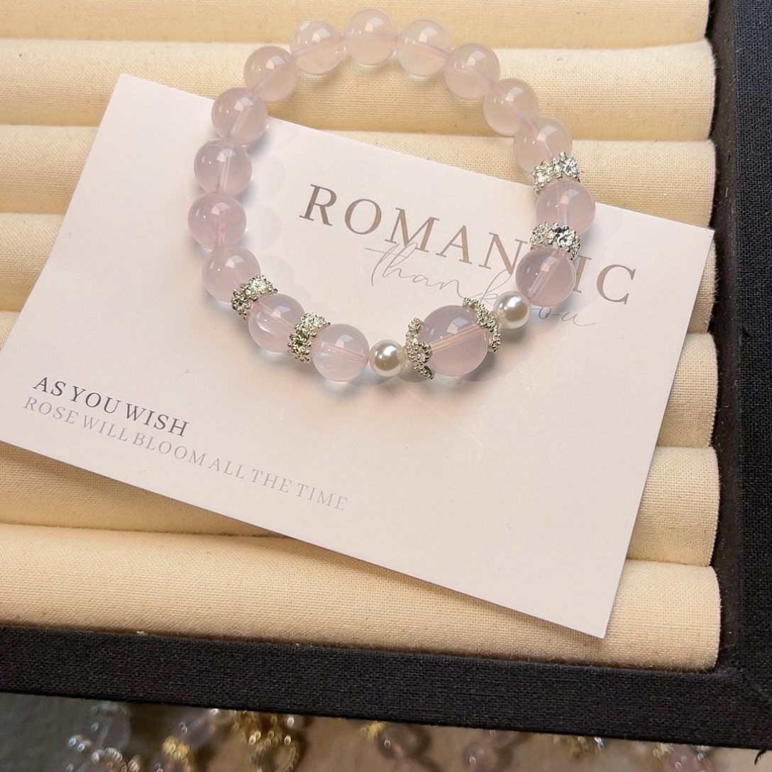 水晶手绳未镶嵌莫粉