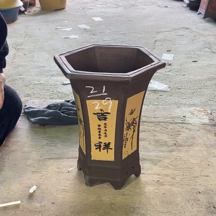 紫砂花盆紫砂紫砂