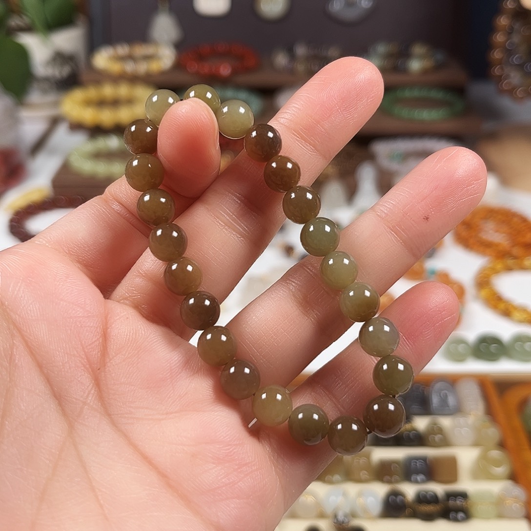 和田玉未镶嵌手链