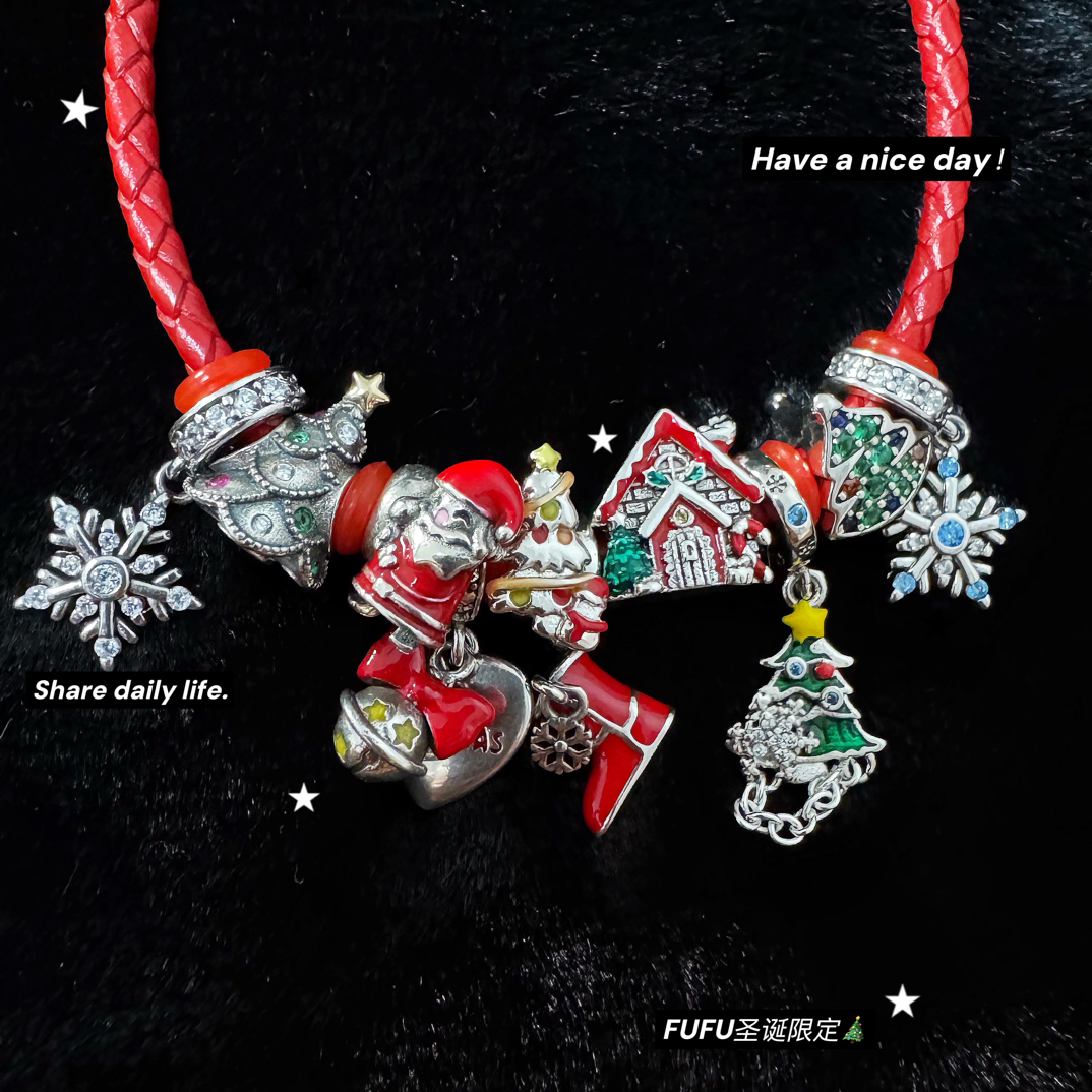 吊坠925银 【新年系列】红色轻奢通体纯银坠链精致时尚首饰项链
