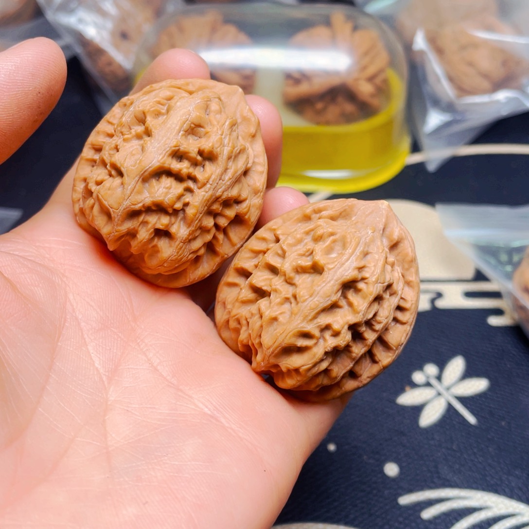 吊坠文玩核桃红锦鲤