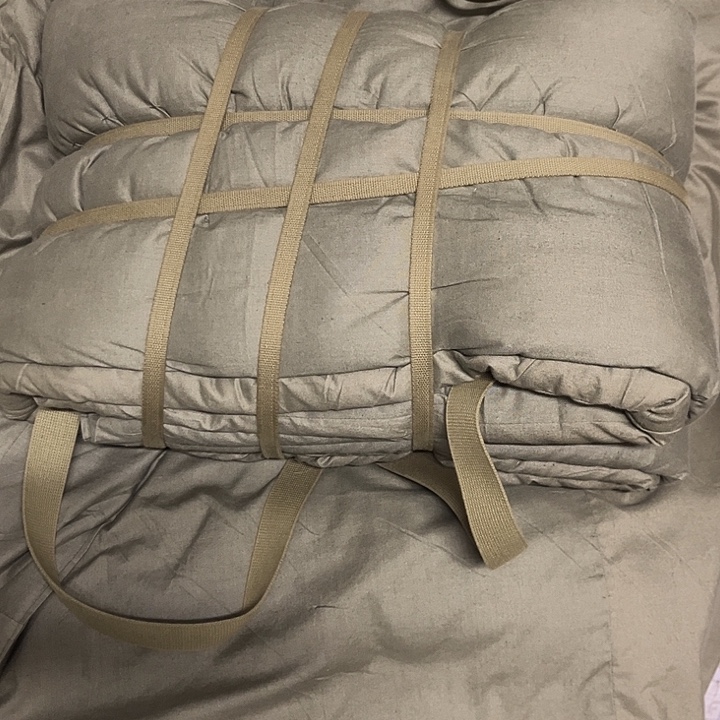 柞蚕丝貂毛棉质花被子被子不带背包绳