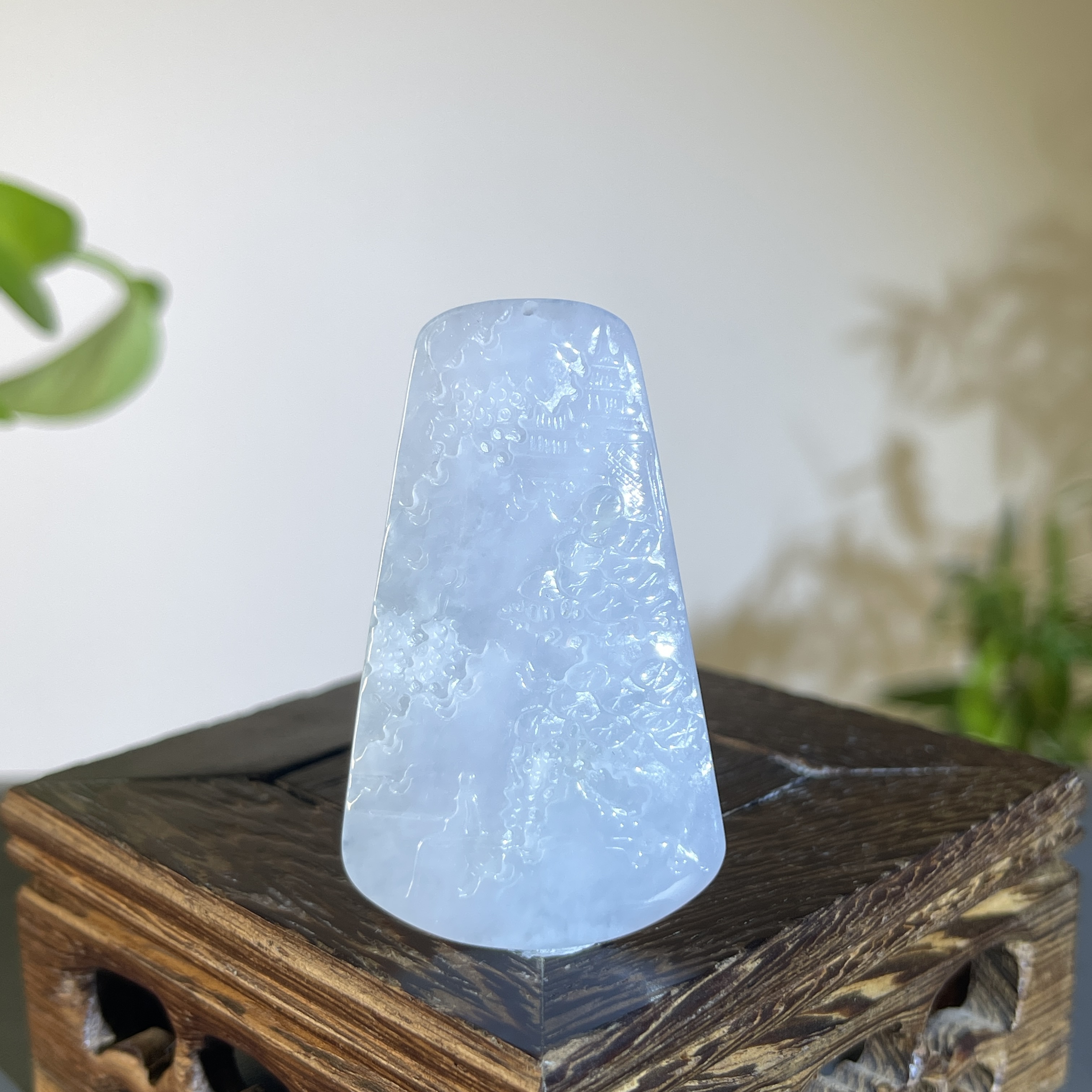 JXB11-22  天然缅甸翡翠A货 山水牌