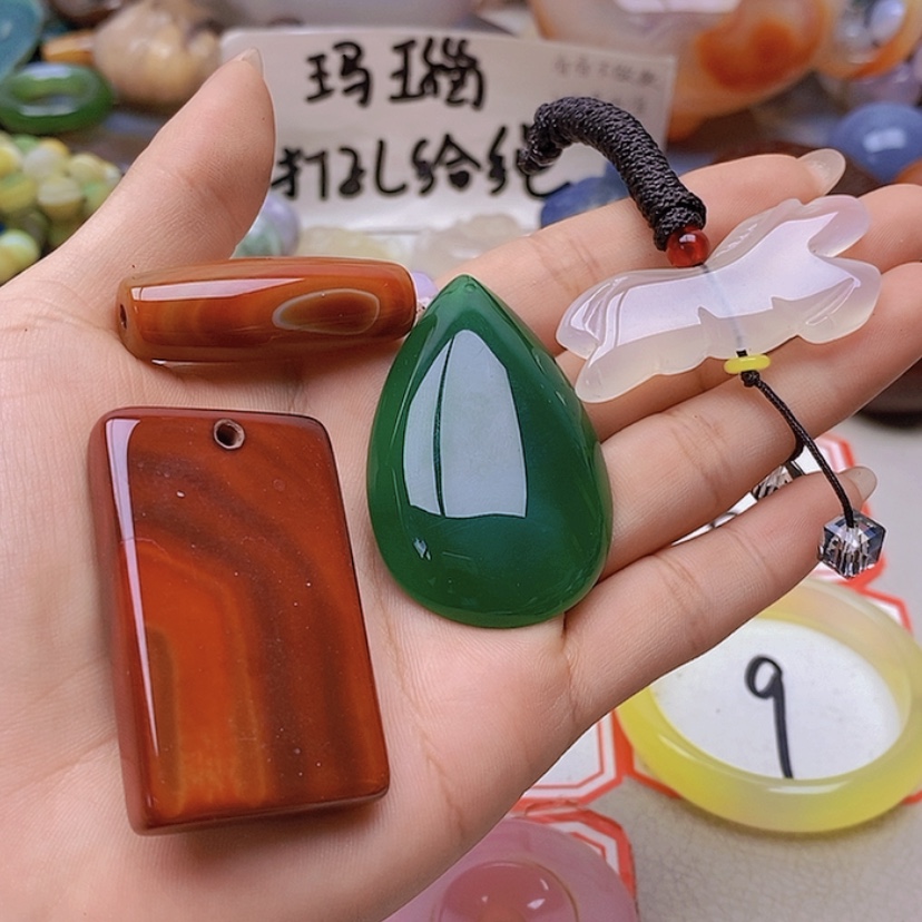 【闪购商品】未镶嵌玛瑙/玉髓珠宝半成品贾****3