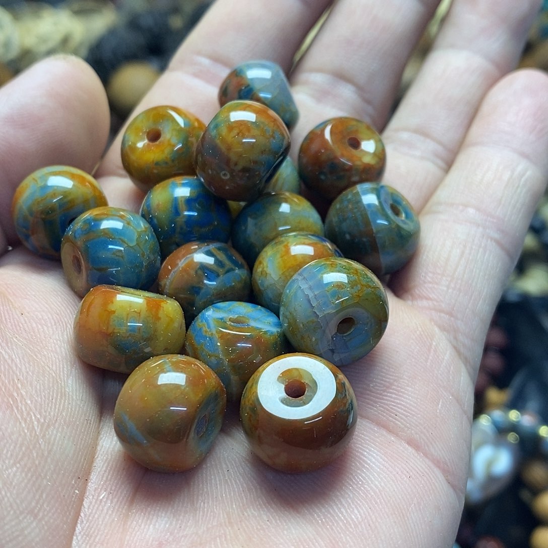 合金颈饰玛瑙/玉髓50元11棵