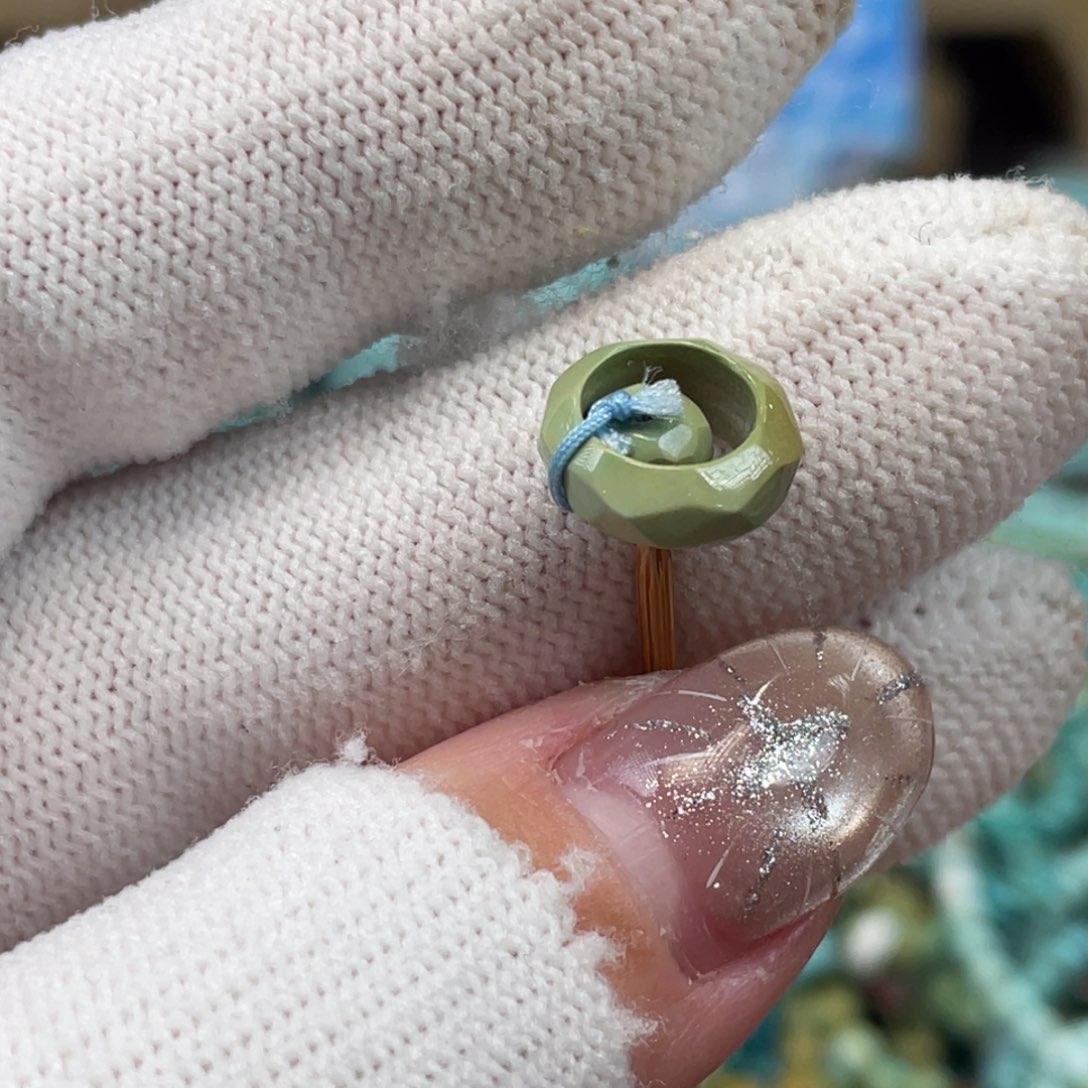 绿松石未镶嵌挂件