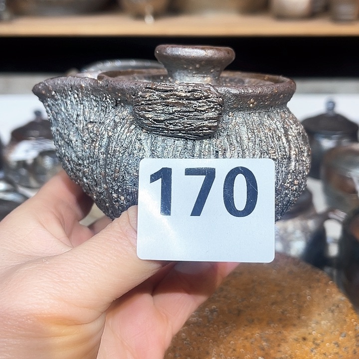 壶高温柴烧陶泥宝瓶