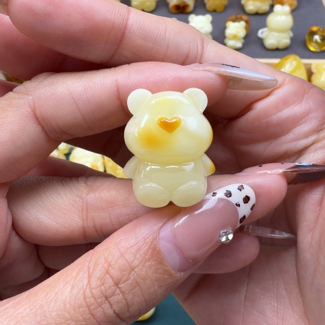 皮***蛋蜜蜡未镶嵌裸石蜜蜡