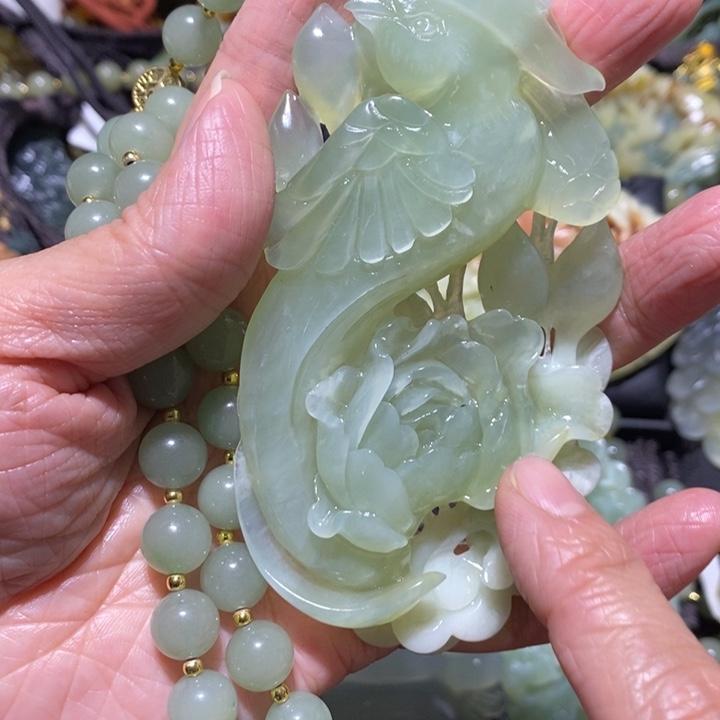 岫玉岫玉吊坠未镶嵌