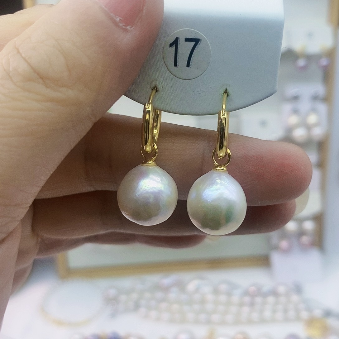 淡水珍珠耳饰未镶嵌