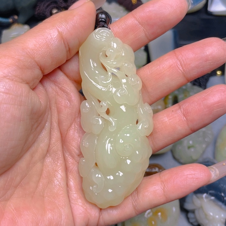 和田玉挂件未镶嵌