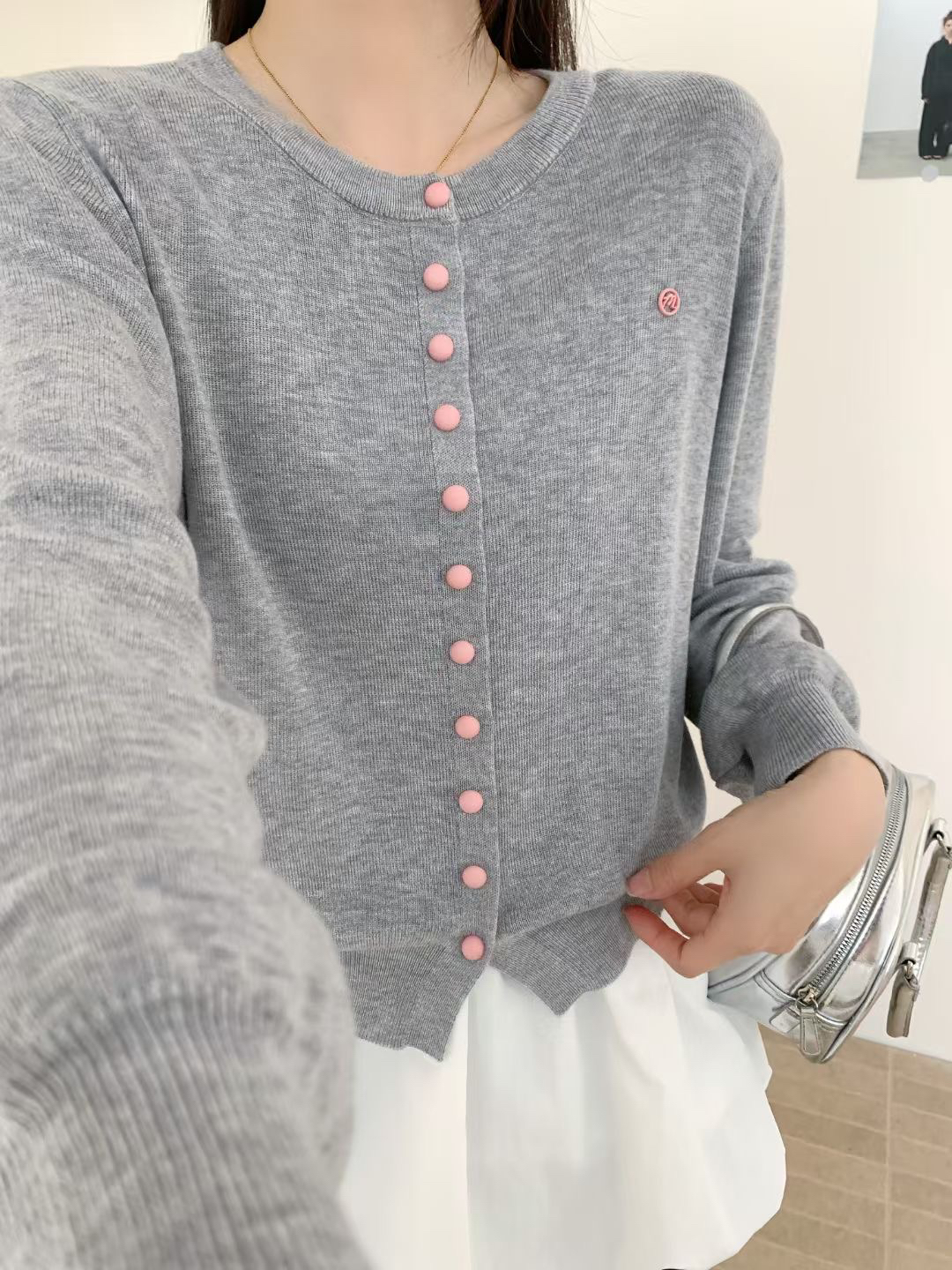春季经典款针织开衫