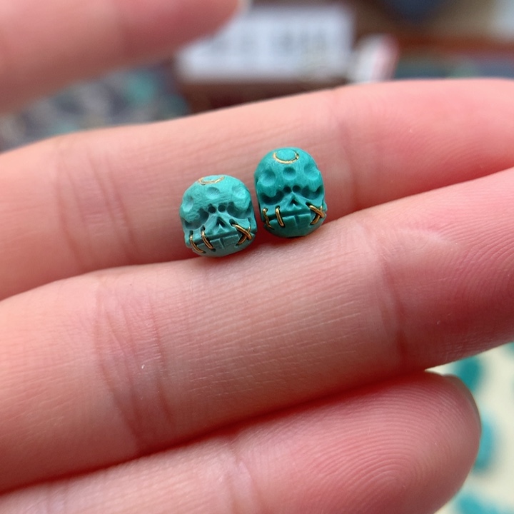 绿松石绿松石配饰未镶嵌